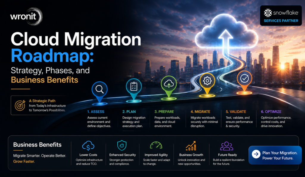 Cloud Migration Roadmap Strategy, Phases, and Business Benefits
