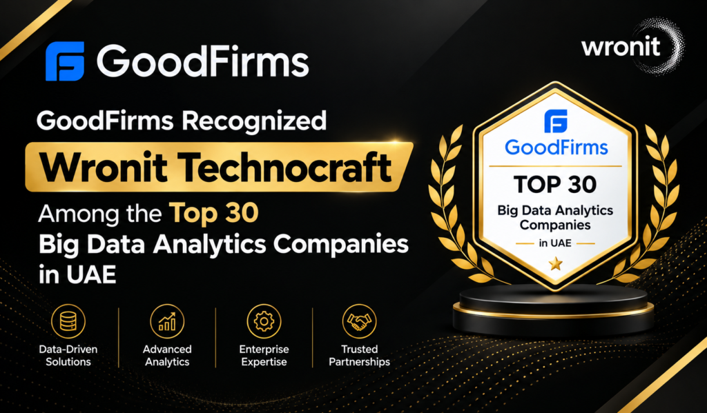 GoodFirms Recognized Wronit Technocraft Among the Top 30 Big Data Analytics Companies in UAE